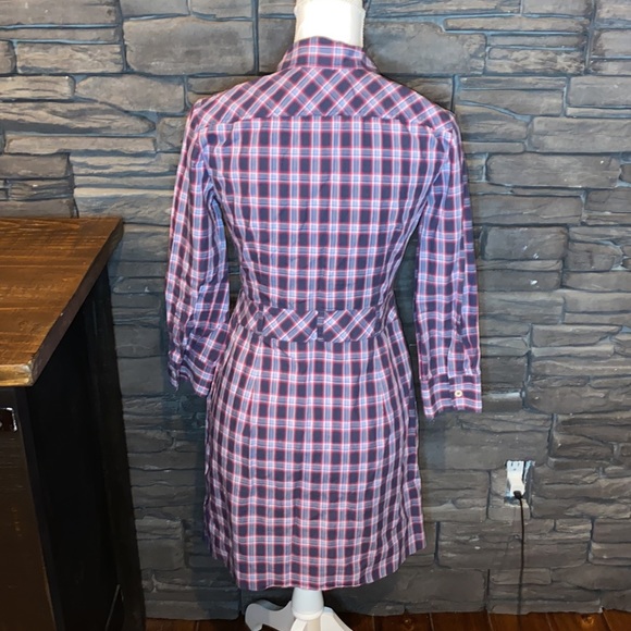 Theory Lidiya Plaid Shirt Dress 4 - Picture 2 of 7